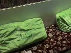 تصاویر؛ بالش گلنار، کاشی مربعی و لنگ قرمز؛ حمامی در رشت که کافه است