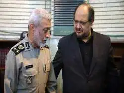 عکس؛ سفر در زمان؛ «سرلشکر باقری در مراسم ختم همسر امیر صالحی، فرمانده سابق ارتش»؛ سال 95