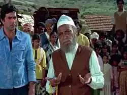 عکس؛ سفر در زمان؛ ظاهر «آقا میرزا در فیلم هندی شعله» در 97 سالگی؛ سال 1389