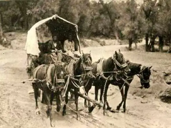 عکس؛ سفر در زمان؛ مسافرت یک هیئت تجاری در دوران قاجاری