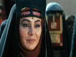 عکس؛ سفر به تاریخ؛ چهرۀ «ناریه، همسر مختار» در 23 سالگی در اولین فیلمش؛ سال 1370