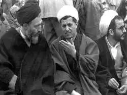 عکس؛ سفر در زمان؛ «آیت الله مفتح و عفت مرعشی بر بالین هاشمی رفسنجانی بعد ترور»؛ سال 58