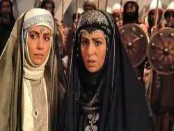 عکس؛ سفر به تاریخ؛ «عمره و ناریه، همسران مختار» (سریال مختارنامه) در یک مراسم در کنار هم؛ سال 1390