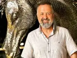 عکس؛ سفر در زمان؛ «سیدعلی صالحی در کنار محمدعلی کشاورز و کریم اکبری مبارکه»؛ سال 82