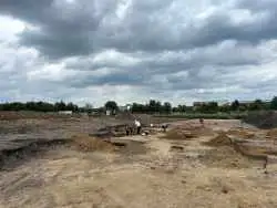 روستای 3 هزارساله در جریان ساخت یک ورزشگاه مدرن از زیر خاک بیرون آمد