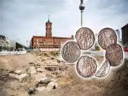 پیدا شدن «گنج» در قلب شهر برلین؛ از سکه های قدیمی تا کفش چرمی