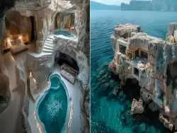 تصاویر؛ ویلا آفتاب کاپری؛ زیبایی های معماری با هوش مصنوعی در ایتالیا 