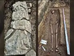 کشف مقبره یک شوالیه زیر بستنی  فروشی