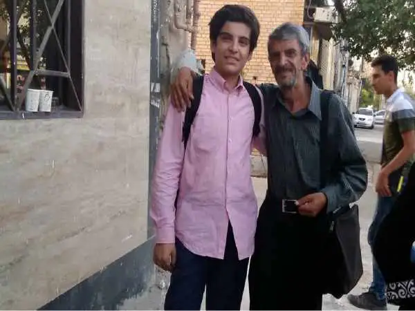 عکس؛ سفر در زمان؛ «اوس ناصر» سریال بچه مهندس 2 در کنار ویشکا آسایش؛ سال 1397