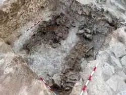 جنگجوی باستانی با «تاج طلا» در جریان ساخت نیروگاه خورشیدی از زیر خاک بیرون آمد