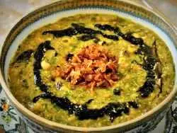 طرز تهیه آش کلم برگ تبریزی