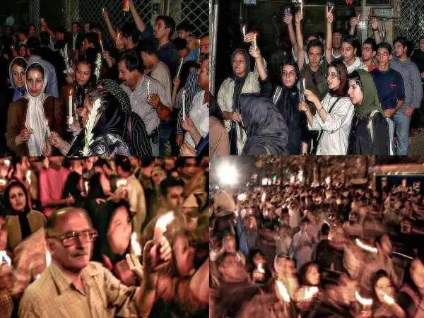 تصاویر؛ سفر در زمان؛ ابراز همدردی مردم تهران با قربانیان حملات 11 سپتامبر