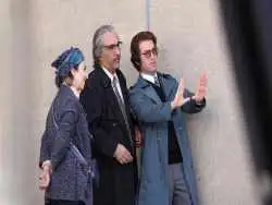 عکس| سفر در زمان؛ «مهران مدیری» در اتاق گریم سریال تاسیان؛ یک سال قبل