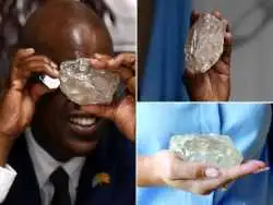تصاویر| دومین الماس بزرگ جهان در انتظار سرنوشت؛ موزه یا کلکسیون خصوصی؟