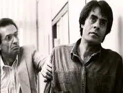 عکس| سفر در زمان؛ «خسرو شکیبایی» در حال خوش و بش با «هاشمی رفسنجانی»؛ سال 84