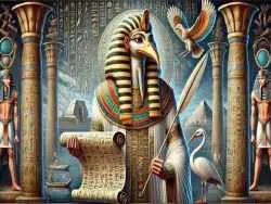 عکس؛ تحوت؛ یادگاری اسرارآمیز از تمدن مصر باستان 