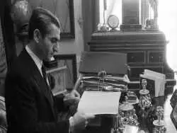 عکس| سفر در زمان؛ «محمدرضا پهلوی» در کنار امپراتور و ملکه ژاپن؛ سال 1337