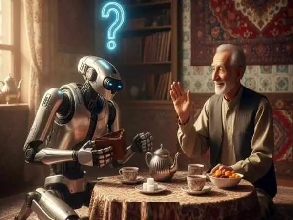 ایرانی ها به هوش مصنوعی تعارف کردن یاد دادند