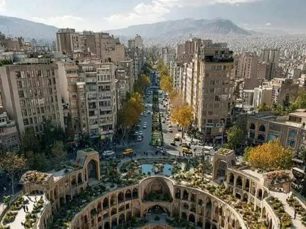 تصاویر؛ نگاهی خیره کننده به طراحی پاساژ با هنر معماری و طاق های اصیل ایرانی