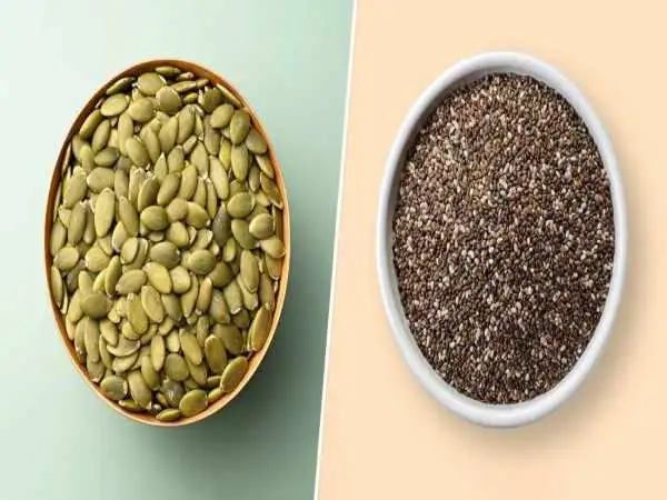 خواص «تخمه کدو» و «دانۀ چیا»؛ خوردن کدامیک برای سلامتی بهتر است؟