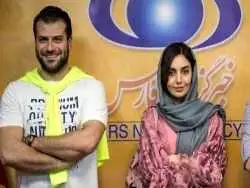 عکس| سفر زمان؛ «جواد و مرضیه» در یک جشن کوچک در پشت صحنه «بچه مهندس»