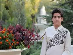  عکس| سفر در زمان؛ «جواد و عمو کریم» در پشت صحنه سریال بچه مهندس 2؛ سال 97