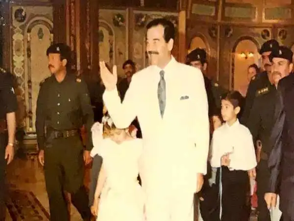 عکس| سفر در زمان؛ «رغد دختر صدام حسین» در یک برنامه تلویزیونی؛ سال 99