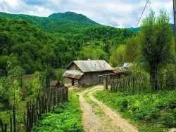 عکس| سفر به تاریخ؛ منظرۀ یک روستا در گیلان در دوران قاجار