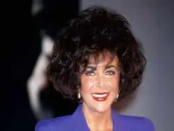 عکس| سفر در زمان؛ الیزابت تیلور در کنار جورج فیشر، مجری رادیو؛ سال 1325