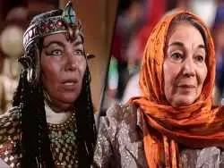 عکس| سفر در زمان؛ «بهرام بیضایی» در حال گفتگو با «پروانه معصومی»؛ سال 1353