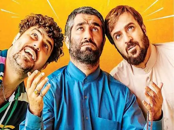 عکس| سفر در زمان؛ «احمد مهرانفر و پژمان جمشیدی» در پشت صحنه فیلم دینامیت؛ سال 97