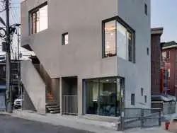 تصاویر| خانه ای با برش های عمودی، شاهکار معماران در شرق سئول