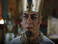 عکس| سفر در زمان؛ «آمنهوتپ سوم» سریال یوسف پیامبر در کنار جمشید هاشم پور؛ سال 74