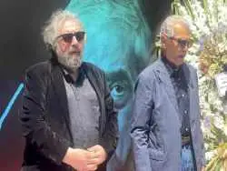 عکس| سفر در زمان؛ «مسعود کیمیایی» در کنار «فرامرز قریبیان»؛ سال 1355