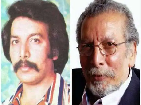 عکس| سفر در زمان؛ عیادت «بهمن مفید» از «جمشید مشایخی» در بیمارستان؛ سال 98